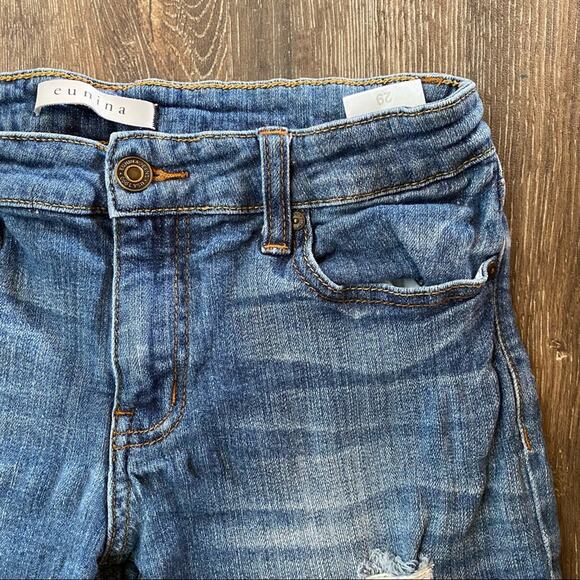 Eunina Ava Low Rise Zipper Skinny Ankle Jeans Size 29 - Picture 2 of 11